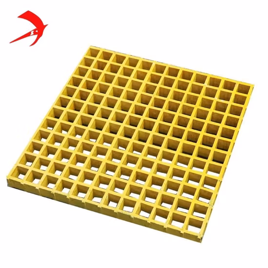 Customize FRP Grating Manufacturer Fiber Glass Grating FRP Fibreglass Reinforced Grating Stair Treads