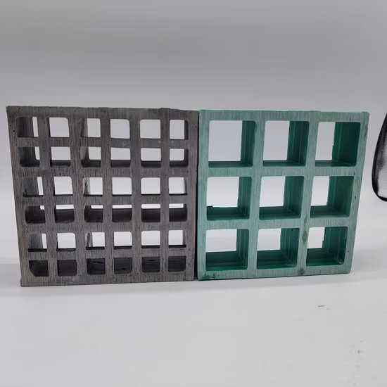38*38*25mm High Strength Light Weight Fiberglass Grating with Low Price