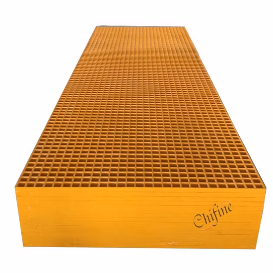 Corrosion Resistant FRP Flooring Grating, High Strength Fiberglass Deck Flooring