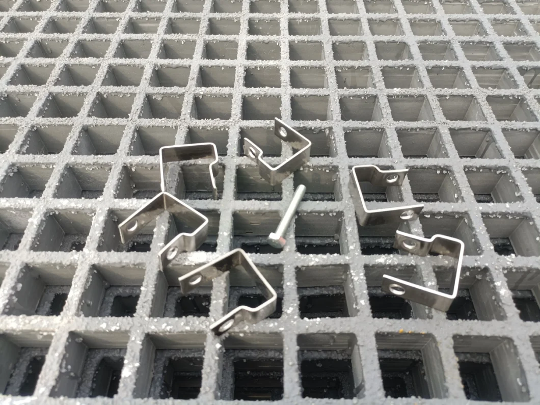 Manufacturer FRP Panel Open Molded Grating Fiberglass Glass Fiber Molded Pultruded Grating FRP GRP Gratings