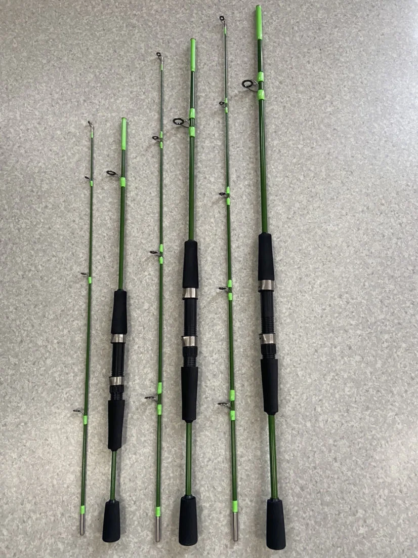 Solid Material, Strong, Heavy Available, High Quality Fiberglass Rod, Fishing Rod, Spinning Rod, 2PC Rods