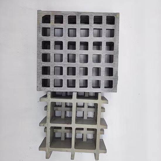 38*38*25mm High Strength Light Weight Fiberglass Grating with Low Price