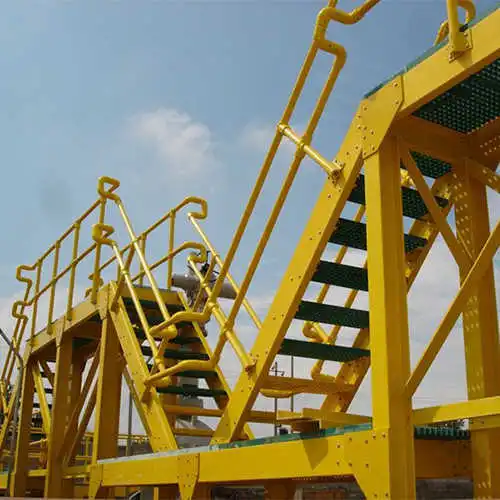 FRP Insulated Ladder Handrail FRP Tank Guardrail Handrail High-Strength FRP Cage Straight Ladder Handrail