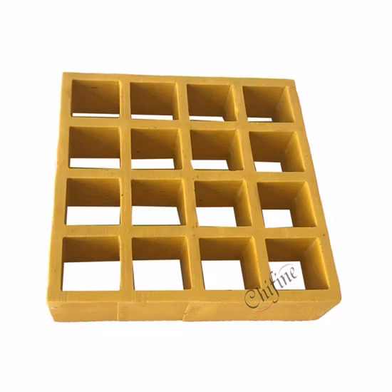 Corrosion Resistant FRP Flooring Grating, High Strength Fiberglass Deck Flooring