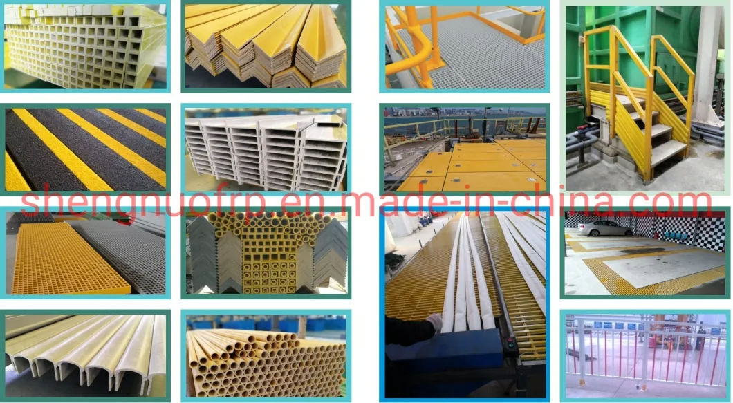 Fiberglass Pultrusion H Shape H Beam Custom Size