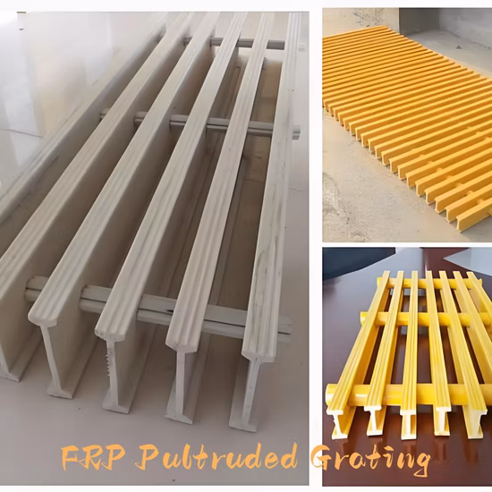 Grade FRP/Grade GRP/Grade pultrudada de fibra de vidro para plataforma