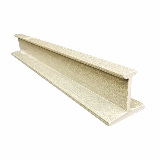 Material de construção composto de plástico reforçado com fibra de vidro FRP GRP viga H