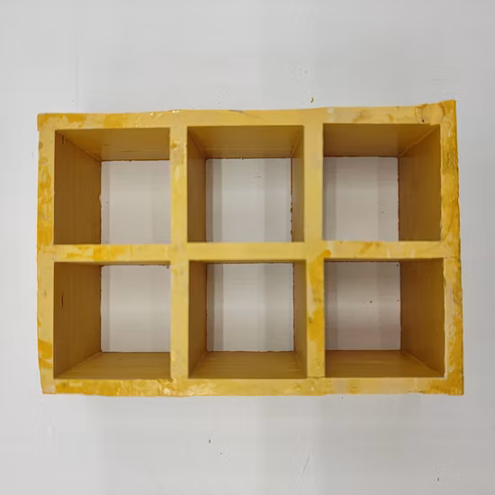 Grade de fibra de vidro leve de alta resistência 38*38*25mm com preço baixo