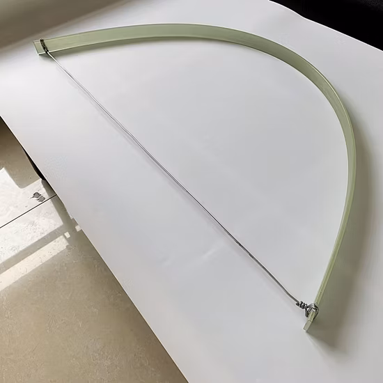 Tomada de fábrica 31*6,8 mm FRP Epóxi tira plana Barra plana de fibra de vidro para membros de arco
