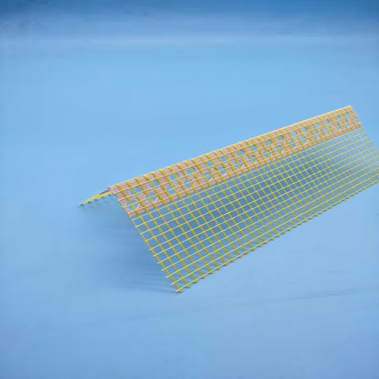Cantoneira de parede de PVC rígido com malha de fibra de vidro para construção