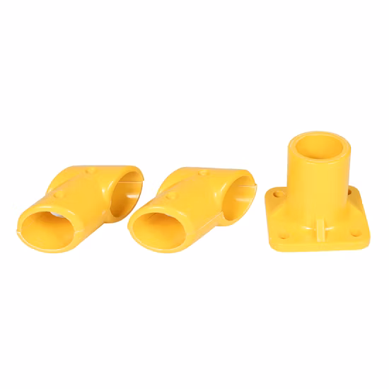 Corrimão de fibra de vidro FRP, sistema de corrimão gradeado, encaixe de corrimão GRP