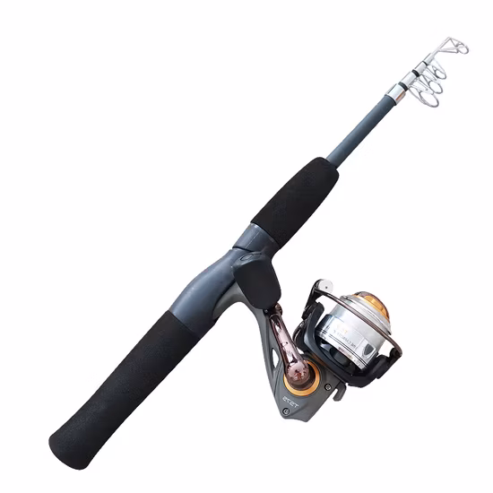 Vara de pesca de fibra de vidro telescópica 1,37m 5 peças para presente infantil