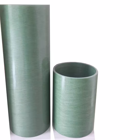 Tubo de isolamento epóxi Tubo de resina epóxi G10 Fr4 Tubo de tecido de fibra de vidro